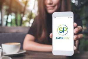 SurePay on mobile device